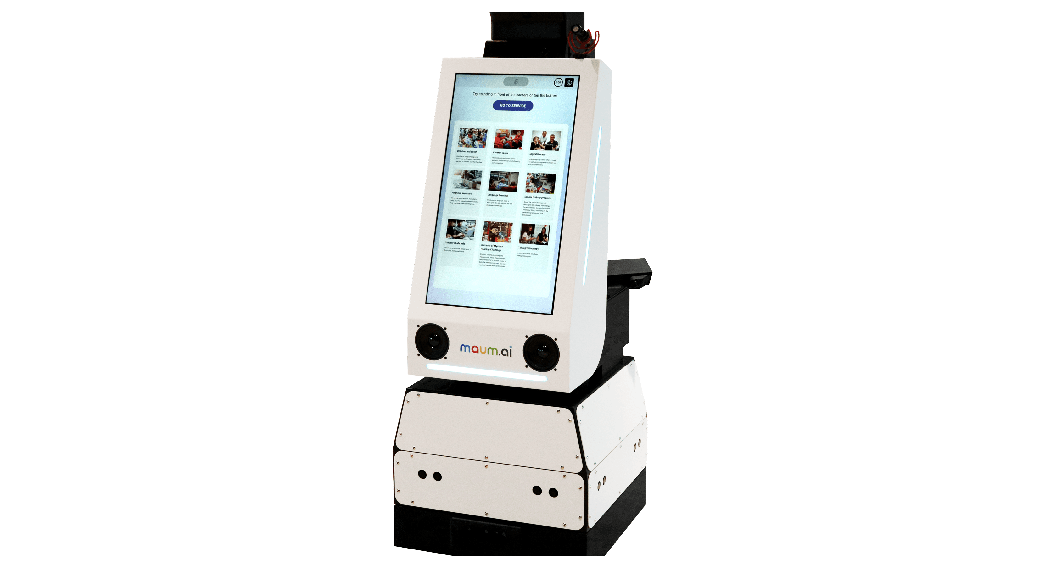 Maum AI educational robot AIden